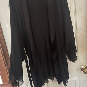 Sexy Silk Victoria Secret Lace Robe